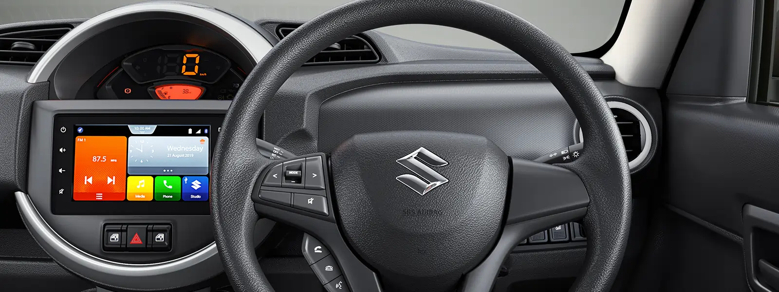 Steering-Mounted Audio and Voice Controls