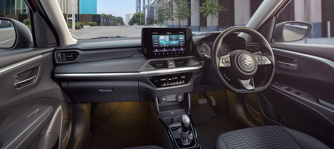 Driver Oriented Cockpit With Front Footwell Illumination